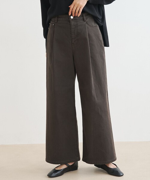 UNFILO(アンフィーロ)の「【一部店舗限定】UNFILO DENIM タックワイド(デニムパンツ・レディース・グレー系3/スカイブルー系1・X-LARGE)」の16枚目の写真