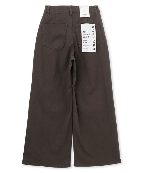 UNFILO(アンフィーロ)の「【一部店舗限定】UNFILO DENIM タックワイド(デニムパンツ・レディース・グレー系3/スカイブルー系1・X-LARGE)」の5枚目の写真
