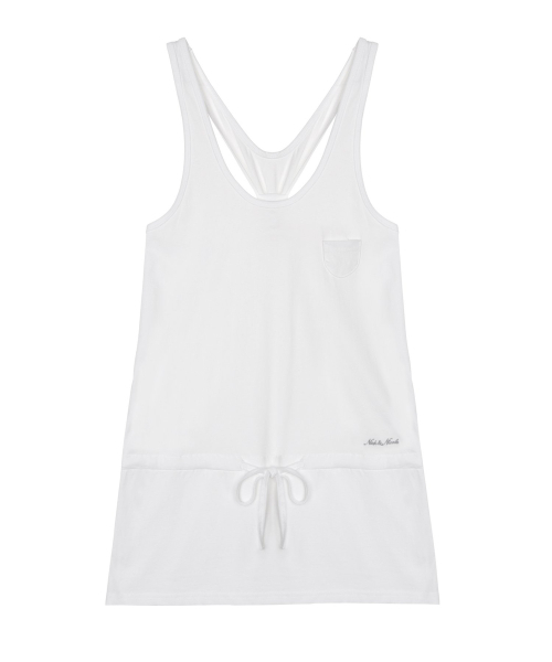 NICK&NICOLE(ニックアンドニコール)の「BACK STRAP DRESS_WHITE(ワンピース・レディース・その他・FREE)」の1枚目の写真