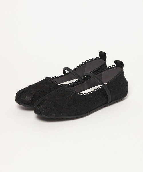 SY UNITED ARROWS(シーユナイテッドアローズ)の「<SY>レースバレエ フラット20↑(バレエシューズ・レディース・ベージュ/ブラック・22.5cm/23cm/23.5cm/24cm/24.5cm/25cm)」の3枚目の写真