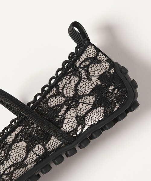 SY UNITED ARROWS(シーユナイテッドアローズ)の「<SY>レースバレエ フラット20↑(バレエシューズ・レディース・ベージュ/ブラック・22.5cm/23cm/23.5cm/24cm/24.5cm/25cm)」の13枚目の写真