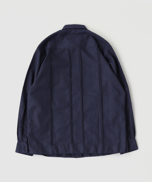 JOURNAL STANDARD（ジャーナルスタンダード）の「YUCACHEN Guayabera Shirts（シャツ/ブラウス・メンズ・アイボリー/ネイビー・38/40）」の6枚目の写真