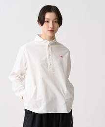 Women's Oxford Round Collar Pullover Shirt