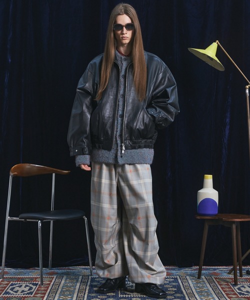 MAISON SPECIAL（メゾンスペシャル）の「《UNISEX》ダブルポケットプライムオーバーミリタリーニットシャツ/Double Pocket Prime-Over Military Knit Shirt【MAISON SPECIAL/メゾンスペシャル】（カーディガン/ボレロ・メンズ・バーガンディー/ブラック/グリーン・0/1/2）」の6枚目の写真