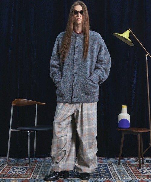 MAISON SPECIAL（メゾンスペシャル）の「《UNISEX》ダブルポケットプライムオーバーミリタリーニットシャツ/Double Pocket Prime-Over Military Knit Shirt【MAISON SPECIAL/メゾンスペシャル】（カーディガン/ボレロ・メンズ・バーガンディー/ブラック/グリーン・0/1/2）」の5枚目の写真