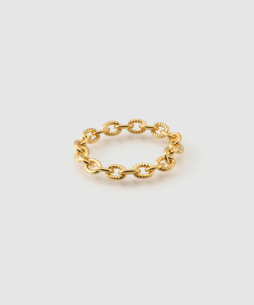 FRAMeWORK(フレームワーク)の「SYMPATHY OF SOUL / シンパシー・オブ・ソウル GROOVE AZUKI CHAIN RING(ゴールド)(リング・レディース・ゴールド・11/14)」の1枚目の写真