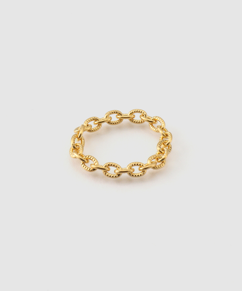 FRAMeWORK(フレームワーク)の「SYMPATHY OF SOUL / シンパシー・オブ・ソウル GROOVE AZUKI CHAIN RING(ゴールド)(リング・レディース・ゴールド・11/14)」の2枚目の写真