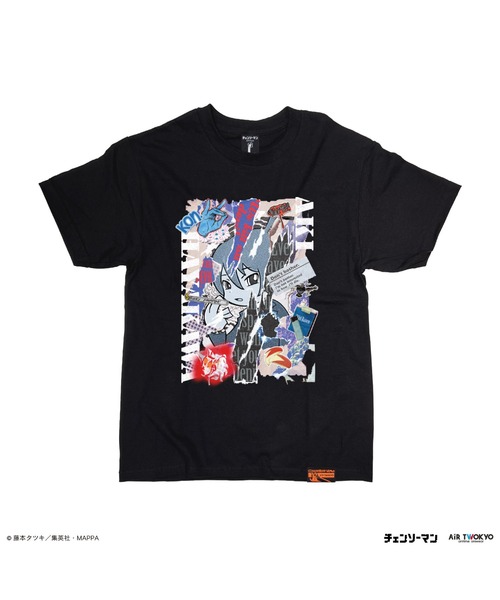 AIR TWOKYO(エアトゥーキョー)の「TVアニメ『チェンソーマン』ストリートアートTシャツ(早川アキ)(Tシャツ/カットソー・レディース・ブラック・SMALL/MEDIUM/LARGE/X-LARGE/XX-LARGE)」の1枚目の写真