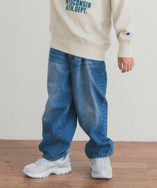 URBAN RESEARCH DOORS（アーバンリサーチドアーズ）の「バレルパンツ(KIDS)（デニムパンツ・キッズ・ブラック/インディゴブルー・135/105/120）」の12枚目の写真