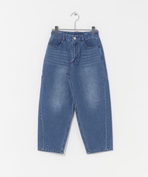 URBAN RESEARCH DOORS（アーバンリサーチドアーズ）の「バレルパンツ(KIDS)（デニムパンツ・キッズ・ブラック/インディゴブルー・135/105/120）」の14枚目の写真