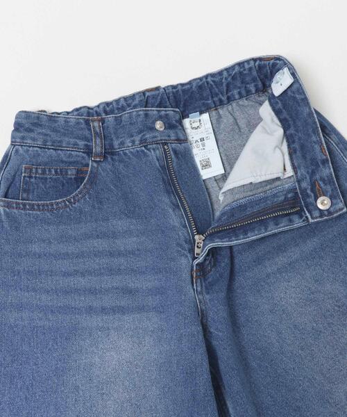URBAN RESEARCH DOORS（アーバンリサーチドアーズ）の「バレルパンツ(KIDS)（デニムパンツ・キッズ・ブラック/インディゴブルー・135/105/120）」の15枚目の写真