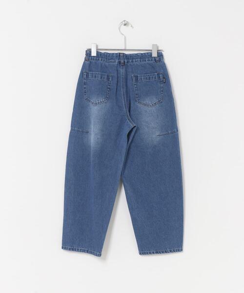 URBAN RESEARCH DOORS（アーバンリサーチドアーズ）の「バレルパンツ(KIDS)（デニムパンツ・キッズ・ブラック/インディゴブルー・135/105/120）」の18枚目の写真