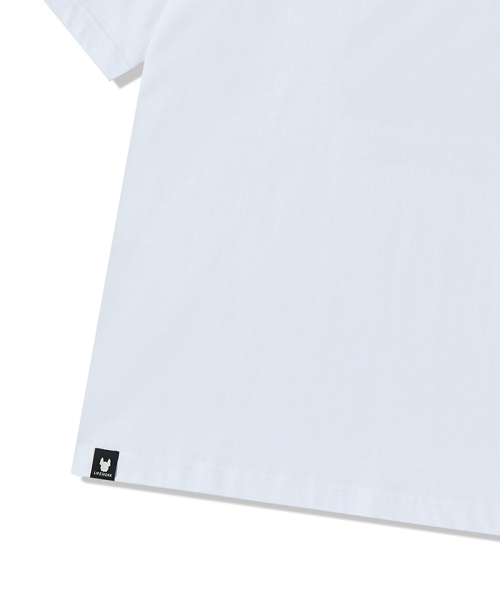 LIFE WORK(ライフワーク)の「スタンダードブロックヒップドッグ半袖Tシャツ(Tシャツ/カットソー・メンズ・ホワイト/ブラック・MEDIUM/LARGE)」の6枚目の写真