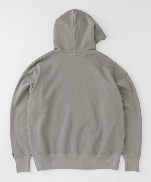 KAVU(カブー)の「KAVU/カブー OP Parka Bear/ワンポイント パーカー ベア(パーカー・メンズ・ライトグレー/ベージュ/ブラック・SMALL/LARGE/MEDIUM)」の11枚目の写真