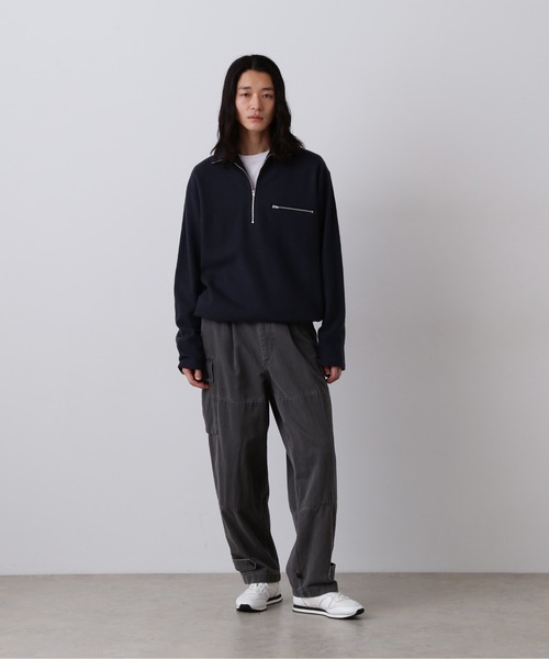 YLEVE(イレーヴ)の「YLEVE / COTTON TWILL PIGMENT OVERDYE TROUSERS(その他パンツ・メンズ・グレー・4/3)」の2枚目の写真