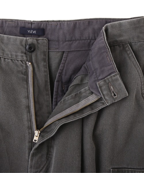 YLEVE(イレーヴ)の「YLEVE / COTTON TWILL PIGMENT OVERDYE TROUSERS(その他パンツ・メンズ・グレー・4/3)」の18枚目の写真