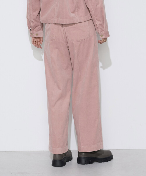 COMME CA Wardrobe（コムサワードローブ）の「【セットアップ対応】コットンコーデュロイ パンツ（その他パンツ・レディース・ピンク/ベージュ・7号/9号/11号）」の6枚目の写真