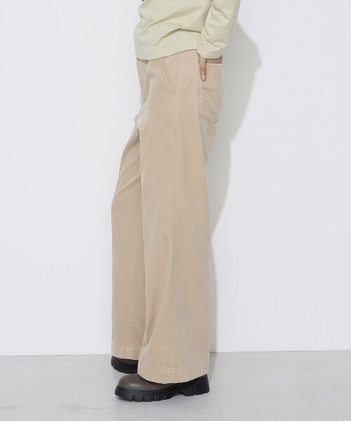 COMME CA Wardrobe（コムサワードローブ）の「【セットアップ対応】コットンコーデュロイ パンツ（その他パンツ・レディース・ピンク/ベージュ・7号/9号/11号）」の10枚目の写真