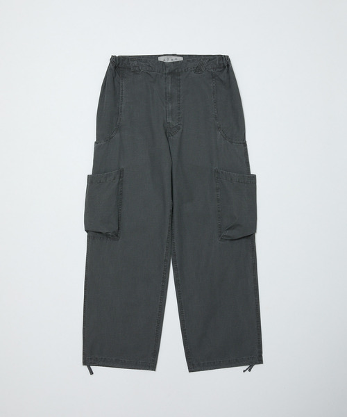 bal(バル)の「bal / バル CURV POCKET FIELD CARGO PANT(カーゴパンツ・メンズ・ブラック/チャコールグレー・3/2)」の2枚目の写真