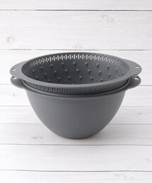 one'sterrace（ワンズテラス）の「キッチンアシスト ざる&ボウルセット（キッチンツール）」