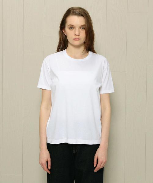 BEAUTY&YOUTH UNITED ARROWS（ビューティーアンドユースユナイテッドアローズ）の「BY TRADITIONAL コットンバイオクルーネックTシャツ（Tシャツ/カットソー・レディース・ホワイト/ブラック/ダークブラウン/コバルトブルー/ベージュ/オリーブ・FREE）」の17枚目の写真
