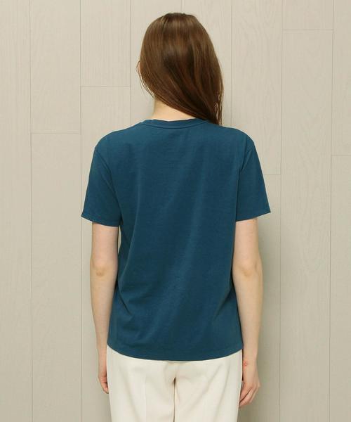 BEAUTY&YOUTH UNITED ARROWS（ビューティーアンドユースユナイテッドアローズ）の「BY TRADITIONAL コットンバイオクルーネックTシャツ（Tシャツ/カットソー・レディース・ホワイト/ブラック/ダークブラウン/コバルトブルー/ベージュ/オリーブ・FREE）」の14枚目の写真