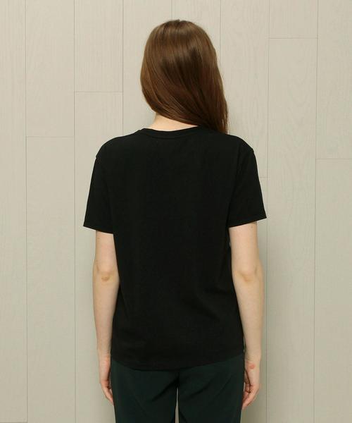 BEAUTY&YOUTH UNITED ARROWS（ビューティーアンドユースユナイテッドアローズ）の「BY TRADITIONAL コットンバイオクルーネックTシャツ（Tシャツ/カットソー・レディース・ホワイト/ブラック/ダークブラウン/コバルトブルー/ベージュ/オリーブ・FREE）」の16枚目の写真