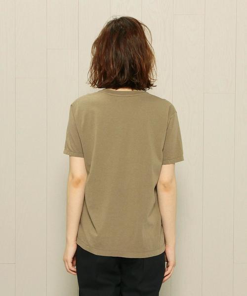 BEAUTY&YOUTH UNITED ARROWS（ビューティーアンドユースユナイテッドアローズ）の「＜H BEAUTY&YOUTH＞TRADITIONAL BIO CREW NECK T-SHIRT/Tシャツ：◆（Tシャツ/カットソー・レディース・ホワイト/ブラック/ダークブラウン/コバルトブルー/ベージュ/オリーブ/ワインレッド・FREE）」の12枚目の写真