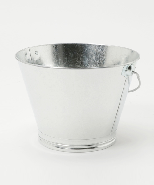 GEORGE'S（ジョージズ）の「木手トタンバケツ（収納グッズ・レディース・シルバー・FREE）」の3枚目の写真