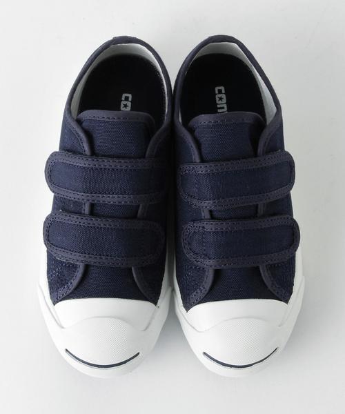 CONVERSE（コンバース）の「【CONVERSE(コンバース)】ジャックパーセル15cm-19cm◆（スニーカー・キッズ・ホワイト/ネイビー・15cm/16cm/17cm/18cm/19cm）」の3枚目の写真