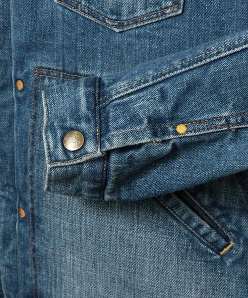 BEAUTY&YOUTH UNITED ARROWS（ビューティーアンドユースユナイテッドアローズ）の「【別注】 ＜METAPHORE × Wrangler＞ USED BOA/アウター◆（デニムジャケット・メンズ・ライトブルー・1/2/3）」の4枚目の写真