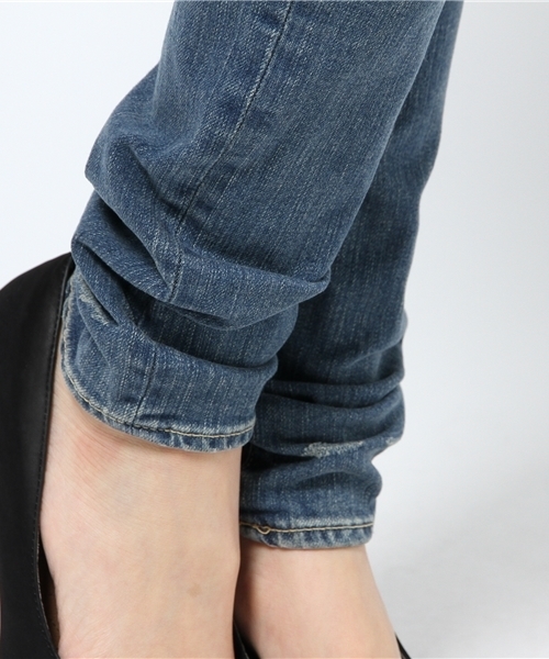 HYSTERIC GLAMOUR（ヒステリックグラマー）の「SP加工SデニムスリムPT（デニムパンツ・レディース・インディゴブルー・XX-SMALL/X-SMALL/SMALL/MEDIUM）」の10枚目の写真