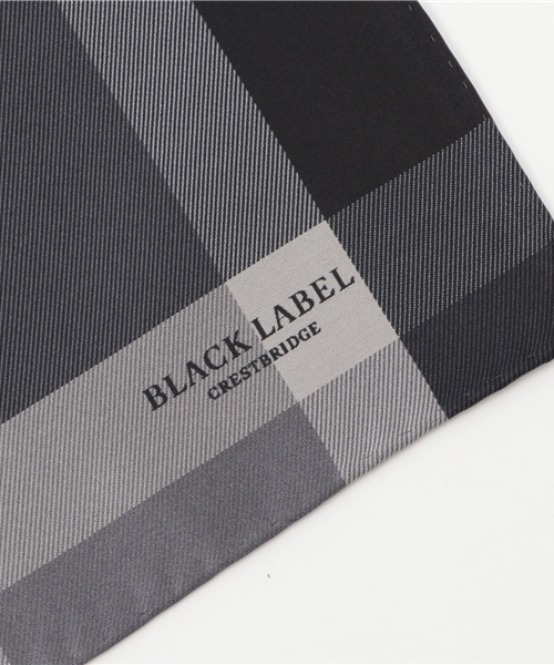 BLACK LABEL CRESTBRIDGE（ブラックレーベル・クレストブリッジ）の「クレストブリッジチェック　チーフ（ネクタイ・メンズ・ネイビー/レッド/ブラック・X）」の6枚目の写真