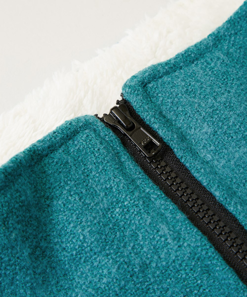 チャイハネ(チャイハネ)の「【チャイハネ】エスニック柄ボア付きネックウォーマー(ネックウォーマー/スヌード・レディース・ブラック/ブルー/ベージュ/オレンジ・FREE)」の13枚目の写真