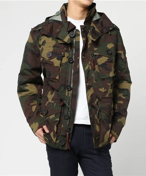 POLO RALPH LAUREN(ポロ ラルフ ローレン)の「キャモ フーデッド ユーティリティ ジャケット(ミリタリージャケット・メンズ・マルチ・LARGE/SMALL)」の13枚目の写真