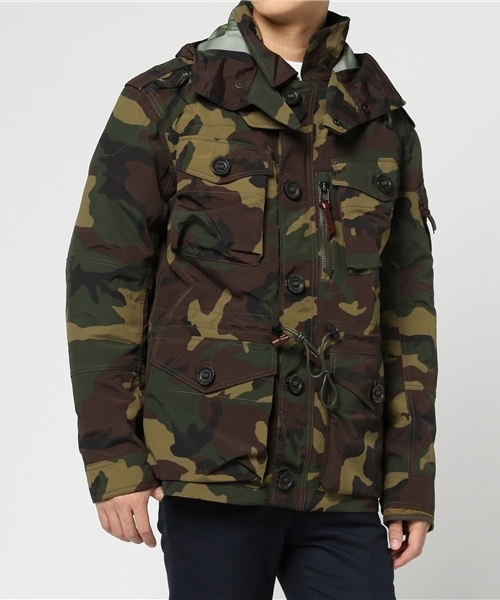 POLO RALPH LAUREN(ポロ ラルフ ローレン)の「キャモ フーデッド ユーティリティ ジャケット(ミリタリージャケット・メンズ・マルチ・LARGE/SMALL)」の16枚目の写真