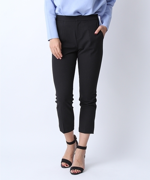 Andemiu（アンデミュウ）の「【椿オイル配合!保湿効果】ＭＯＩＳＴＵＲＥスラックスパンツ747843（その他パンツ・レディース・ブラック/ライトグレー/ライトブルー・LARGE/MEDIUM/SMALL/XX-SMALL）」の2枚目の写真