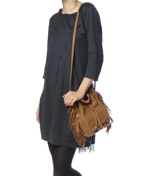Another Edition(アナザーエディション)の「◆TRES NATURE POCHETTE(ショルダーバッグ・レディース・ブラック/ライトグレー/ベージュ・フリー)」の4枚目の写真