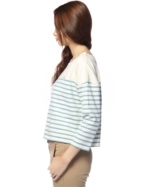 Kastane(カスタネ)の「転換ボーダーP/O(Tシャツ/カットソー・レディース・ネイビー/ブルー系その他/ブルー/レッド/アイボリー/グレー・FREE)」の10枚目の写真