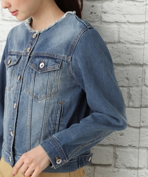 LEPSIM（レプシィム）の「アソートデニムジャケット　751477（デニムジャケット・レディース・ブルー/ブルー系その他・LARGE/MEDIUM）」の11枚目の写真