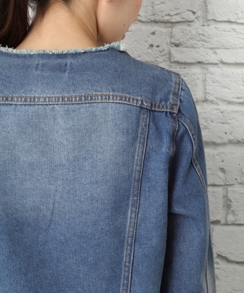 LEPSIM（レプシィム）の「アソートデニムジャケット　751477（デニムジャケット・レディース・ブルー/ブルー系その他・LARGE/MEDIUM）」の14枚目の写真