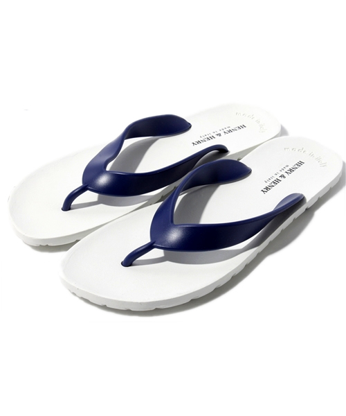 alcali（アルカリ）の「HENRY&HENRY /  ビーチサンダル(FLIPPER)（サンダル・メンズ・ホワイト/ブラック/グリーン/イエロー/レッド/シルバー・2/3）」の2枚目の写真