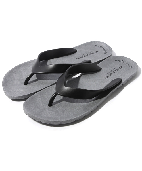 alcali（アルカリ）の「HENRY&HENRY /  ビーチサンダル(FLIPPER)（サンダル・メンズ・ホワイト/ブラック/グリーン/イエロー/レッド/シルバー・2/3）」の6枚目の写真