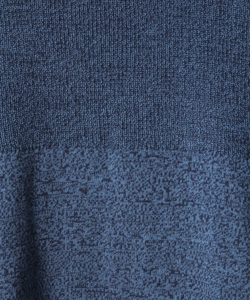 RAGEBLUE（レイジブルー）の「＜洗濯可能＞アクリル/コットン切り替えニットクルー7分袖/758915（ニット/セーター・メンズ・ホワイト/ブルー系その他/マスタード/ライトブルー/ブルー・LARGE/SMALL/MEDIUM）」の18枚目の写真