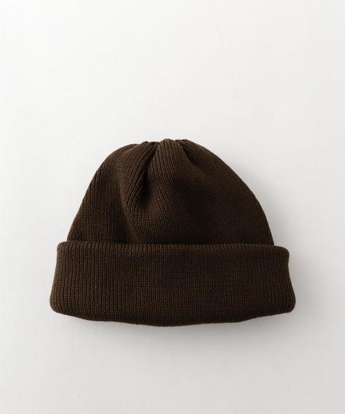 crepuscule（クレプスキュール）の「＜crepuscule＞ KNIT CAP/ニットキャップ（ニットキャップ/ビーニー・メンズ・ダークグレー/ダークブラウン/ダークグリーン/ブラック・FREE）」の4枚目の写真