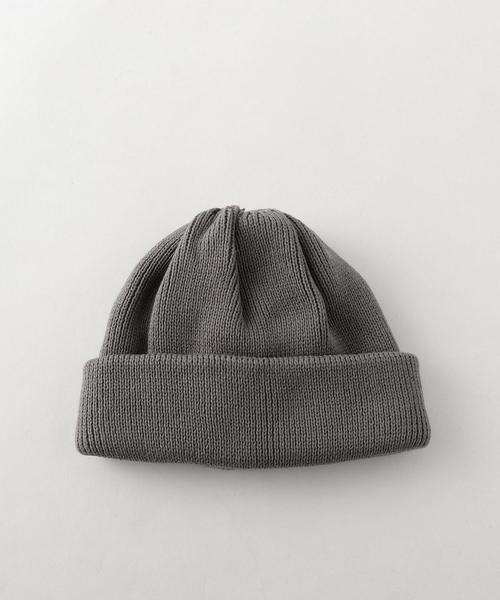 crepuscule（クレプスキュール）の「＜crepuscule＞ KNIT CAP/ニットキャップ（ニットキャップ/ビーニー・メンズ・ダークグレー/ダークブラウン/ダークグリーン/ブラック・FREE）」の3枚目の写真