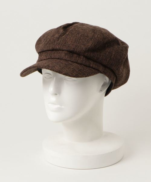 チャイハネ（チャイハネ）の「【チャイハネ】麻混シンプルキャスケット（キャスケット・レディース・パープル/ブルー/サンドベージュ/レッド/ブラック・FREE）」の10枚目の写真