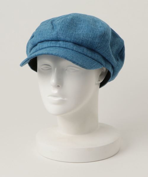 チャイハネ（チャイハネ）の「【チャイハネ】麻混シンプルキャスケット（キャスケット・レディース・パープル/ブルー/サンドベージュ/レッド/ブラック・FREE）」の6枚目の写真