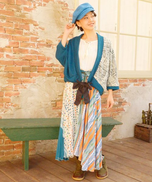 チャイハネ（チャイハネ）の「【チャイハネ】麻混シンプルキャスケット（キャスケット・レディース・パープル/ブルー/サンドベージュ/レッド/ブラック・FREE）」の12枚目の写真