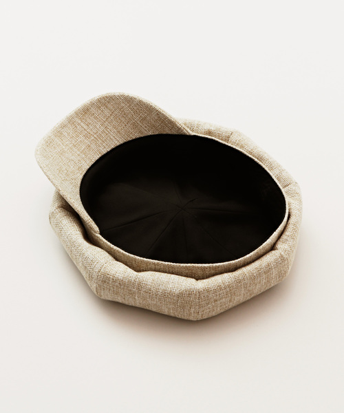 チャイハネ（チャイハネ）の「【チャイハネ】麻混シンプルキャスケット（キャスケット・レディース・パープル/ブルー/サンドベージュ/レッド/ブラック・FREE）」の11枚目の写真